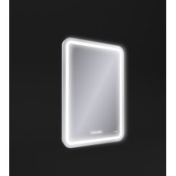 (LU-LED050*55-p-Os) Зеркало: LED 050 pro 55*80, с подсветкой, антизапотевание, смена цвета холод.теп Cersanit