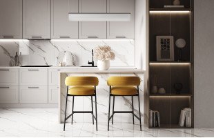 Calacatta sharp silver