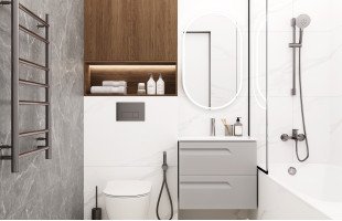 Carrara excellent silver