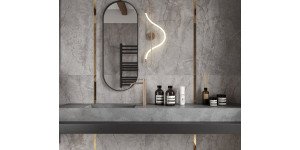 Carved river gray