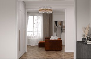 Wood lux walnut chevron m