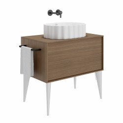 Тумба ATOLLO 80 см 1 ящик без ножек, деревянный AT.80\WD Kerama Marazzi