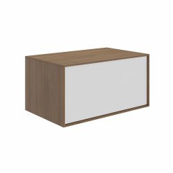 Тумба ATOLLO напольная/подвесная с ящиком 80, белая матовая Kerama Marazzi