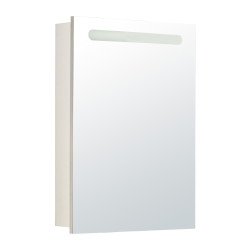 VICTORIA NORD зеркальный шкаф с LED-подсветкой 600 мм, левый, белый глянец Roca