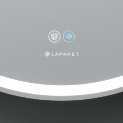 Зеркало LAPARET Electra D 70 влагостойкое, подсветка, димер и антизапотевание (подогрев)