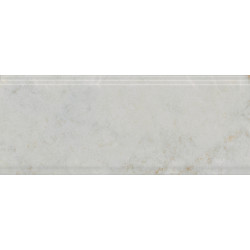 Серенада Бордюр белый глянцевый обрезной BDA025R 30x12 Kerama Marazzi