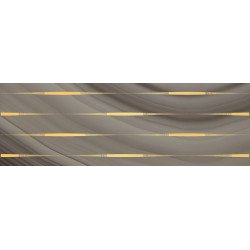 Agat Lines Декор кофейный 20х60 Laparet