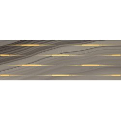 Agat Lines Декор кофейный 20х60 Laparet