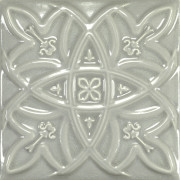 Antique Crackle Deco Relieve Greengreycrack Декор 150х150 мм/6шт Amadis fine tiles