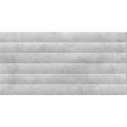 Brooklyn Плитка настенная рельеф светло-серый (BLL522D) 29,8x59,8 Cersanit