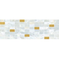 Eden Декор мозаичный светло-голубой золото MM60156 20х60