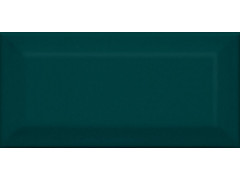 Клемансо Плитка настенная зелёный тёмный грань 16059 7,4х15 Kerama Marazzi