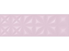 Lila Плитка настенная  рельеф розовый (LLU072D) 25x75 Cersanit