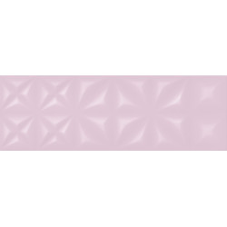 Lila Плитка настенная  рельеф розовый (LLU072D) 25x75 Cersanit