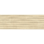 Миланезе дизайн Плитка настенная крема волна 1064-0160 20х60 LB-Ceramics