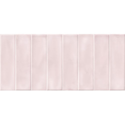 Pudra облицовочная плитка кирпич рельеф розовый (PDG074D) 20x44 Cersanit