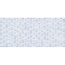 Pudra облицовочная плитка мозаика рельеф голубой (PDG043D) 20x44 Cersanit
