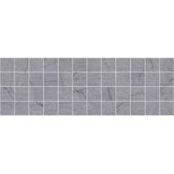 Rock Декор мозаичный серый MM11187 20х60 Laparet