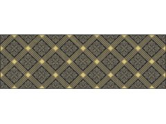 Royal Декор чёрный 20х60 Laparet