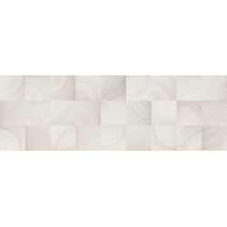 Шиен 7Д Плитка настенная декор белый, структура 25х75 Керамин