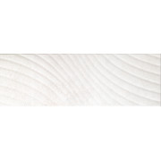 Сонора 7 тип 1 Плитка настенная декор белый, волна 25х75 Керамин