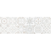 Сонора 7Д Плитка настенная декор серый пэчворк 25х75 Керамин