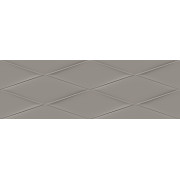 Vegas Плитка настенная рельеф серый (VGU092) 25x75 Cersanit