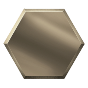 Зеркальная бронзовая плитка СОТА СОЗБ2 25х21,6 ДСТ