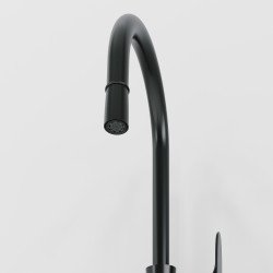 Смеситель для кухни LAPARET LISERA с выдвижным изливом BLACK N2042429LPT