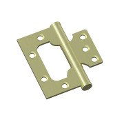 Для складных дверей Петля без врезки стальная 2ВВ 75*63*2,5 GM МатЗолото