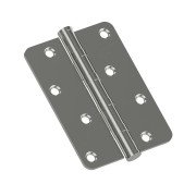Для межкомнатных дверей петли HMS-2-4B 100*70*2,5 Uni Chrome