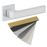 Для межкомнатных дверей ручки AS-302 Chrome/7D