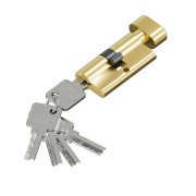 Для межкомнатных дверей цилиндры FAB-6.3S 56(28/28) SGold