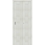 Складные дверь эко шпон porta Порта-21 Bianco Veralinga Ēlporta
