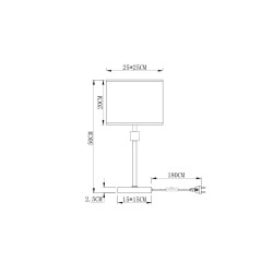 Настольная лампа Arte Lamp North A5896LT-1PB