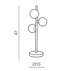 Настольная лампа Azzardo Sybilla 3 table AZ2103