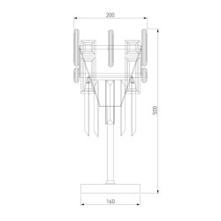 Настольная лампа Bogates Lago 01108/1 Strotskis