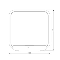 Настольная лампа Eurosvet Frame 80502/1 черный