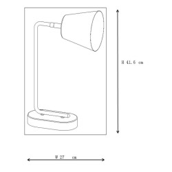 Настольная лампа Lucide Cona 71645/01/31