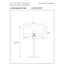 Настольная лампа Lucide Extravaganza Tusse 10509/81/33