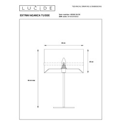 Настольная лампа Lucide Extravaganza Tusse 10509/81/35