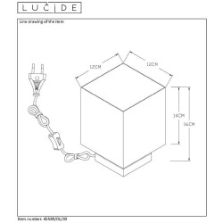 Настольная лампа Lucide Suzy 45589/01/30