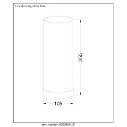 Настольная лампа Lucide Tubi 03508/01/31