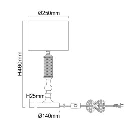 Настольная лампа MW-Light Онтарио 692031501