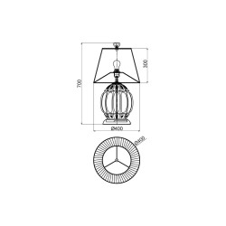 Настольная лампа Vele Luce Helen VL4263N21