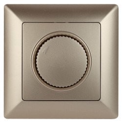 Диммер поворотный ЭРА Intro Solo 600W шампань 4-401-04 Б0043399