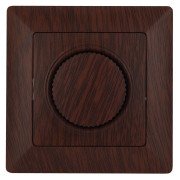 Диммер поворотный ЭРА Intro Solo 600W венге 4-401-10 Б0043401