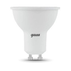 Лампа cветодиодная диммируемая Gauss GU10 5W 6500K прозрачная 101506305-D