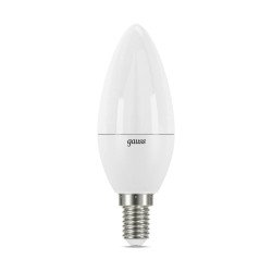 Лампа светодиодная диммируемая Gauss E14 7W 3000K матовая 103101107-S