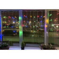 Светодиодная гирлянда ЭРА бахрома 24V разноцветный ENOB-2M Б0041906